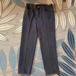 Vintage Ralph Lauren, Lauren Jeans Co. Size 14 Faded Black Jeans Wide Leg